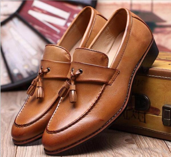 fashion men tassel business formal dress loafers men wedding shoes leather oxfords pointed toe driving party shoes8843300, Black
fashion men tassel business formal dress loafers men wedding shoes leather oxfords pointed toe driving party shoes8843300, Black