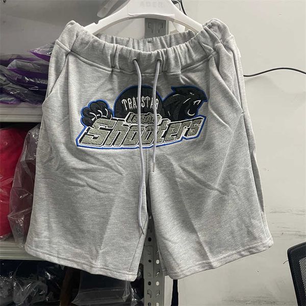 2023ss embroidered leopard shooters shorts men women gray oversized breeches, White;black
2023ss embroidered leopard shooters shorts men women gray oversized breeches, White;black