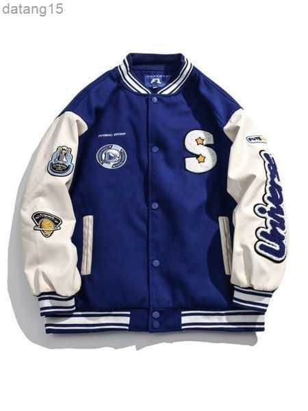men's jackets gmiixder men hip hop flocking baseball jacket women trend klein blue bomber oversize all-match casual varsity coat 220908, Black;brown
men's jackets gmiixder men hip hop flocking baseball jacket women trend klein blue bomber oversize all-match casual varsity coat 220908, Black;brown