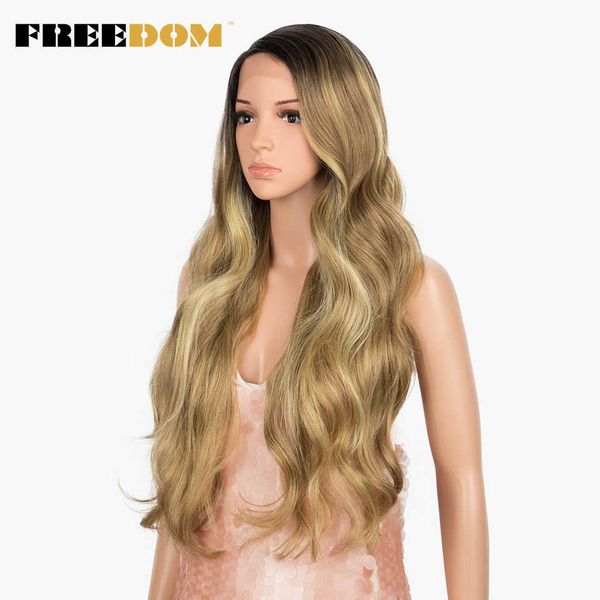 women synthetic lace wig side part lace wig 30 inch long wavy blonde synthetic wigs for black women cosplay wig 230524, Black;brown
women synthetic lace wig side part lace wig 30 inch long wavy blonde synthetic wigs for black women cosplay wig 230524, Black;brown