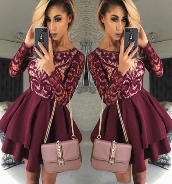2019 short burgundy homecoming dress a line long sleeves juniors sweet 15 graduation cocktail party dress plus size custom m4137855, Blue;pink
2019 short burgundy homecoming dress a line long sleeves juniors sweet 15 graduation cocktail party dress plus size custom m4137855, Blue;pink