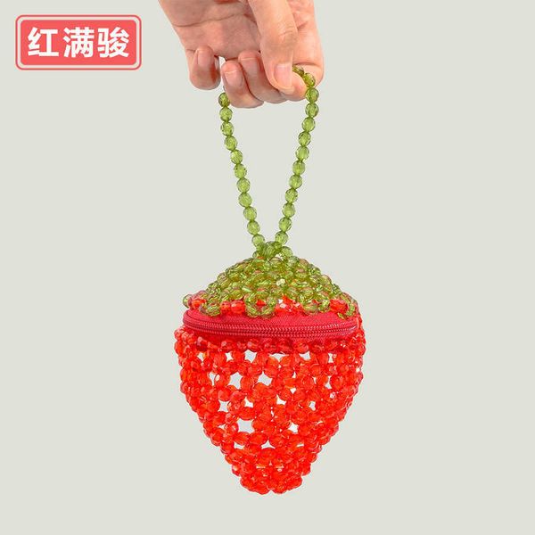 summer new niche design cute strawberry women's bag beaded handbag fashion dinner fruit beaded bag 230527
summer new niche design cute strawberry women's bag beaded handbag fashion dinner fruit beaded bag 230527