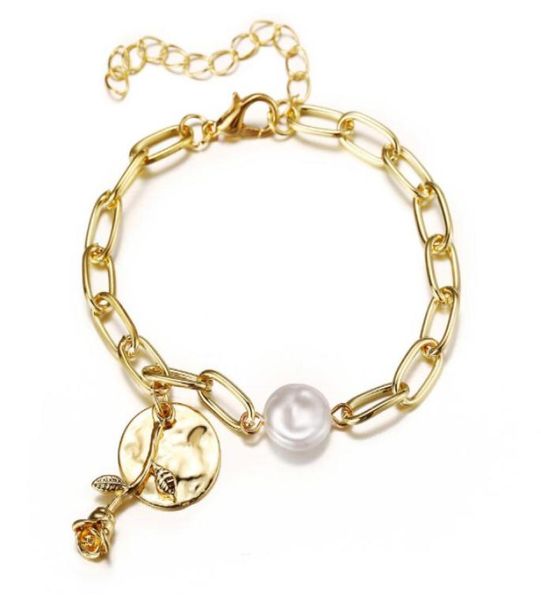 vintage retro circle sequins pearls beads rose flower bracelets charm warp gold metal chains bangles for women fashion jewelry acc9935909, Golden;silver
vintage retro circle sequins pearls beads rose flower bracelets charm warp gold metal chains bangles for women fashion jewelry acc9935909, Golden;silver
