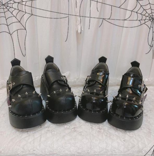 dress shoes women lolita rivet buckle round toe gothic punk pumps platform wedge high heel creepers japanese harajuku dark 20228112023, Black
dress shoes women lolita rivet buckle round toe gothic punk pumps platform wedge high heel creepers japanese harajuku dark 20228112023, Black