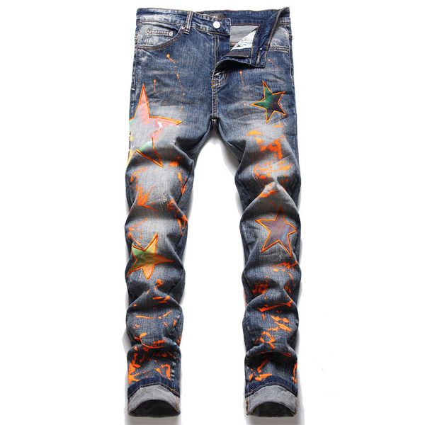mens pants designer pants mens pants distressed motorcycle jean snake embroidery rock skinny slim ripped hole stripe fashion embroidery deni, Blue
mens pants designer pants mens pants distressed motorcycle jean snake embroidery rock skinny slim ripped hole stripe fashion embroidery deni, Blue