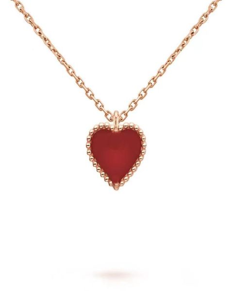 sweet heart pendant necklace designer jewelry love necklaces four leaf clover sterling silver rose gold red heartshaped necklace 4011700
sweet heart pendant necklace designer jewelry love necklaces four leaf clover sterling silver rose gold red heartshaped necklace 4011700