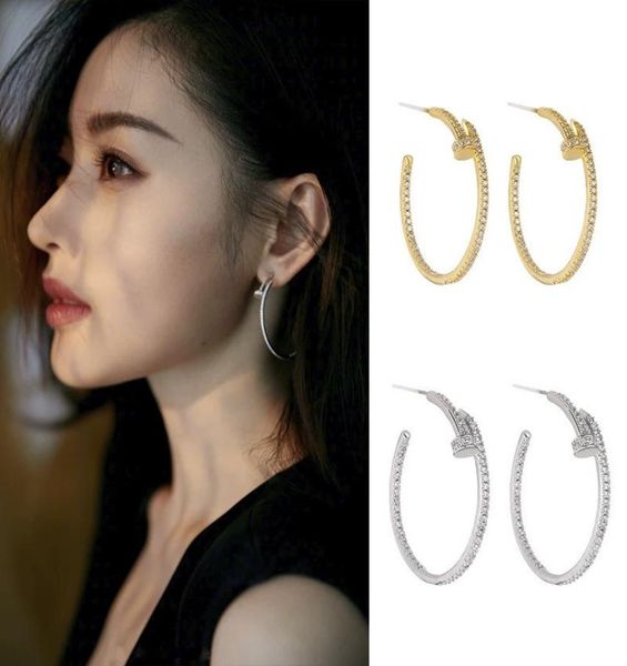 hiphop women earrings hyperbole crystal nail hoop earrings for women rhinestone rivet earrings femme brincos fashion show jewelry6573983, Golden;silver
hiphop women earrings hyperbole crystal nail hoop earrings for women rhinestone rivet earrings femme brincos fashion show jewelry6573983, Golden;silver