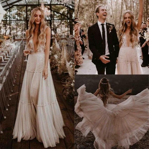 new elegant deep vneck nude champagne long wedding dresses boho beach vintage lace bohemian wedding gowns backless vestido d7492939, White
new elegant deep vneck nude champagne long wedding dresses boho beach vintage lace bohemian wedding gowns backless vestido d7492939, White