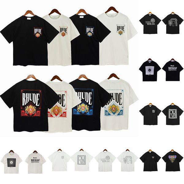 t shirts rhude mens fashion designer t shirt letter printed pattern tee casual cotton luxury clothing street sleeves clothes, White;black
t shirts rhude mens fashion designer t shirt letter printed pattern tee casual cotton luxury clothing street sleeves clothes, White;black