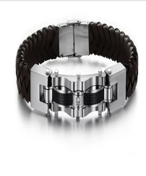 2013 new style 48g fashion jewelry genuine leather stainless steel mens 12mm bracelet silver7747333, White
2013 new style 48g fashion jewelry genuine leather stainless steel mens 12mm bracelet silver7747333, White