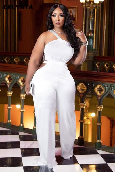 pants cm.yaya plus size women sleeveless cut out high waist wide leg jumpsuit for 2022 summer streetwear elegant one piece overall, Black
pants cm.yaya plus size women sleeveless cut out high waist wide leg jumpsuit for 2022 summer streetwear elegant one piece overall, Black