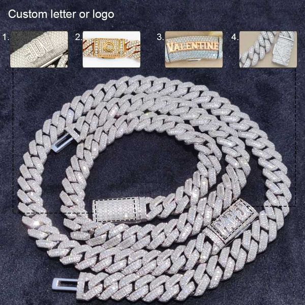 classic design 15mm moissanite s925 miami cuban link iced out chain men cuban necklace, Silver
classic design 15mm moissanite s925 miami cuban link iced out chain men cuban necklace, Silver
