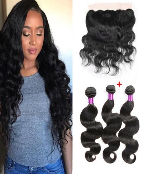 ear to ear lace frontal closure with bundles brazilian body wave virgin human hair weave 3 bundles with 134 lace frontal natural 5984472, Black;brown
ear to ear lace frontal closure with bundles brazilian body wave virgin human hair weave 3 bundles with 134 lace frontal natural 5984472, Black;brown