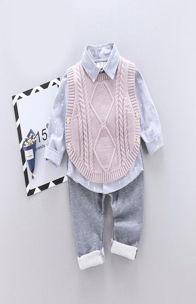 bear leader 2020 new baby boy casual clothing set 3pcs knitted vest print long sleeve shirt solid pant kids boys autumn suits5846834, White
bear leader 2020 new baby boy casual clothing set 3pcs knitted vest print long sleeve shirt solid pant kids boys autumn suits5846834, White