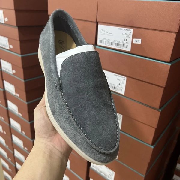 men's casual shoes lp loafers flat low suede cow leather oxfords loro&piana moccasins summer walk comfort loafer slip on loafer rubber, Black
men's casual shoes lp loafers flat low suede cow leather oxfords loro&piana moccasins summer walk comfort loafer slip on loafer rubber, Black