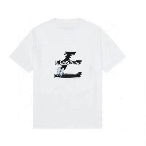 23 mens t shirt designer t shirt mens tees pure cotton breathable and comfortable versatile trend retro couple's same clothing, White;black
23 mens t shirt designer t shirt mens tees pure cotton breathable and comfortable versatile trend retro couple's same clothing, White;black