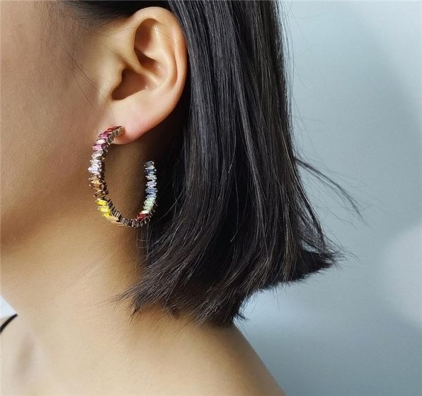 big size exaggerated irregular multicolored crystal earrings for women baroque geometric earring jewelry brinco7379314, Golden;silver
big size exaggerated irregular multicolored crystal earrings for women baroque geometric earring jewelry brinco7379314, Golden;silver