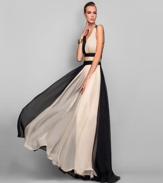 black white full length a line v neck long prom dress long party gown evening dress prom dresses party formal occasion3299983, Black;red
black white full length a line v neck long prom dress long party gown evening dress prom dresses party formal occasion3299983, Black;red