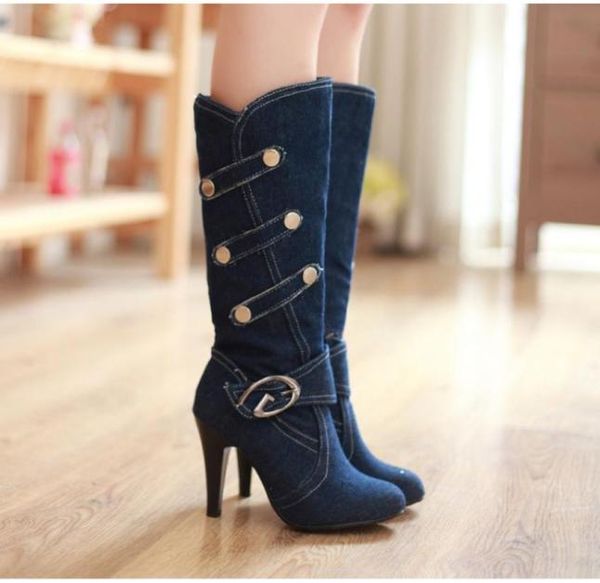 new arrivals women039s fashion denim buckle kneehigh round toe high heels long button knight boots women shoes cx2008217293144, Black
new arrivals women039s fashion denim buckle kneehigh round toe high heels long button knight boots women shoes cx2008217293144, Black