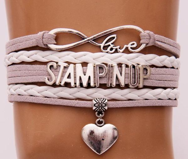 infinity love stampinup bracelets bangles heart charm braided pu leather bracelet jewelry for women men drop 7473708, Golden;silver
infinity love stampinup bracelets bangles heart charm braided pu leather bracelet jewelry for women men drop 7473708, Golden;silver