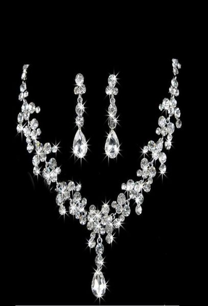 elegant bridal wedding jewelry set waterdrop women girls prom rhinestone crystal necklace and earring set for party3334381, Silver
elegant bridal wedding jewelry set waterdrop women girls prom rhinestone crystal necklace and earring set for party3334381, Silver