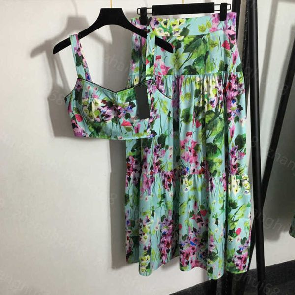 23ss skirt set womens designer clothing temperament printed strapless suspender high-waisted hemline half skirt sets womens clothing a1, White
23ss skirt set womens designer clothing temperament printed strapless suspender high-waisted hemline half skirt sets womens clothing a1, White