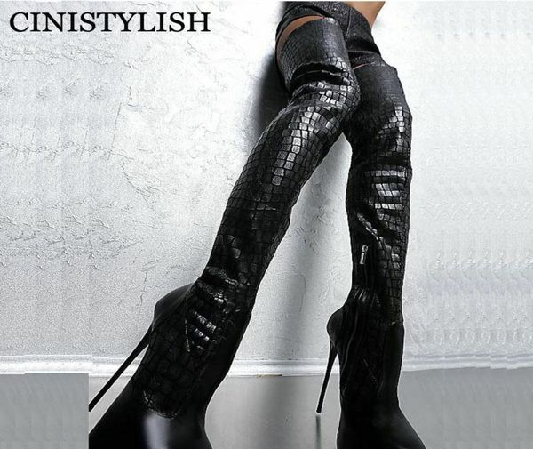 over the knee boots nightclub stripper fashion platform round toe motorcycle leather long boots women thigh high heel shoes 20219969743, Black
over the knee boots nightclub stripper fashion platform round toe motorcycle leather long boots women thigh high heel shoes 20219969743, Black
