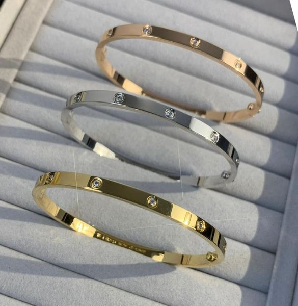10 diamonds love bangle narrow version bracelet gold 18 k never fade 1619 size with box official replica luxury brand3161158, Black
10 diamonds love bangle narrow version bracelet gold 18 k never fade 1619 size with box official replica luxury brand3161158, Black