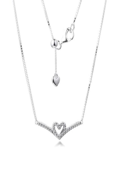 925 sterling silver sparkling wishbone heart collier necklace chain for women men fit pandora style necklaces gift jewelry 399273c3269587
925 sterling silver sparkling wishbone heart collier necklace chain for women men fit pandora style necklaces gift jewelry 399273c3269587