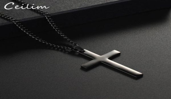 2020 new cross pendant necklace women men black chains stainless steel adjustable long necklaces jewelry gift24575923159474, Silver
2020 new cross pendant necklace women men black chains stainless steel adjustable long necklaces jewelry gift24575923159474, Silver