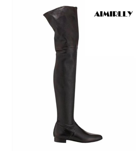 winter women round toe flat heel over the knee boots thigh high boots plus size black custom shoes handmade whole7472702
winter women round toe flat heel over the knee boots thigh high boots plus size black custom shoes handmade whole7472702