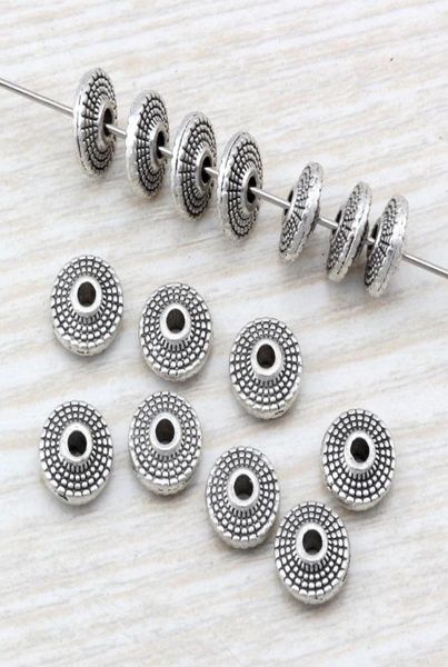 300pcs antique silver alloy round disc dotted spacer beads for jewelry making bracelet necklace diy accessories 8x3mm d94355718, Bronze;silver
300pcs antique silver alloy round disc dotted spacer beads for jewelry making bracelet necklace diy accessories 8x3mm d94355718, Bronze;silver