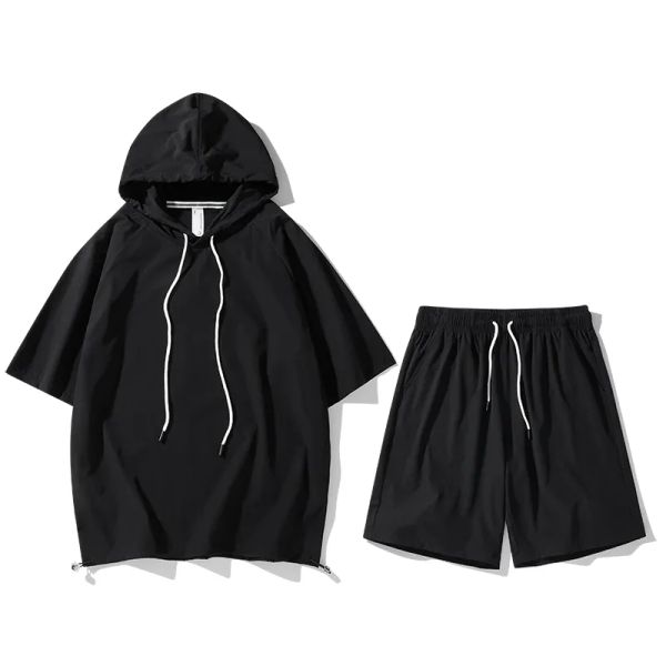 hoodies designer hoodie men simple hoodies short sleeve sets 2023 summer quick-dry drawstring hooded 2 peice set fashion loose man tracks, White;black
hoodies designer hoodie men simple hoodies short sleeve sets 2023 summer quick-dry drawstring hooded 2 peice set fashion loose man tracks, White;black