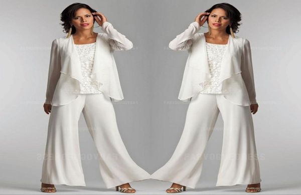 ivory white chiffon lace lady mother pants suits mother of the bride groom with jacket elegant women party dresses trouser9895208, Black;red
ivory white chiffon lace lady mother pants suits mother of the bride groom with jacket elegant women party dresses trouser9895208, Black;red