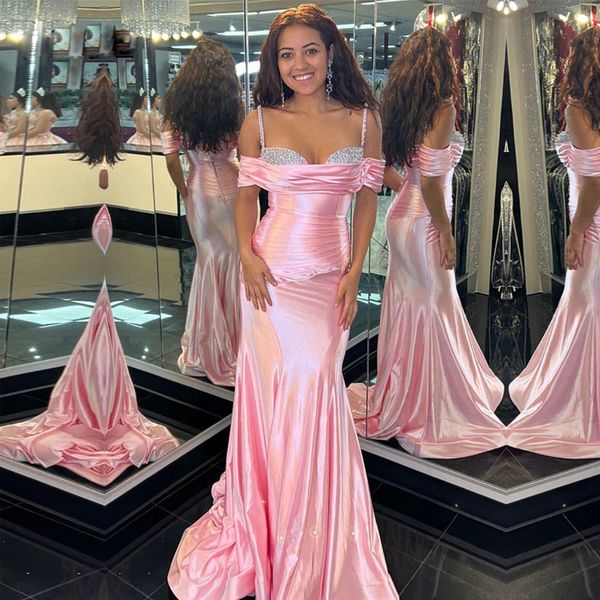 fabulous pink women evening dresses off shoulder bead strap formal gown pleat sweep train robe de soiree, Black;red
fabulous pink women evening dresses off shoulder bead strap formal gown pleat sweep train robe de soiree, Black;red