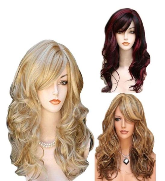 european and american women039s wig multicolor wavy blonde hair high gloss hair qi bangs chemical fiber headgear8592558, Black
european and american women039s wig multicolor wavy blonde hair high gloss hair qi bangs chemical fiber headgear8592558, Black