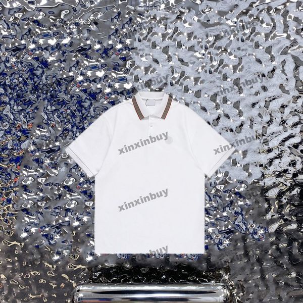xinxinbuy men designer tee t shirt 23ss striped jacquard collar letter embroidery short sleeve cotton women black apricot white navy blue 31, Black;brown
xinxinbuy men designer tee t shirt 23ss striped jacquard collar letter embroidery short sleeve cotton women black apricot white navy blue 31, Black;brown