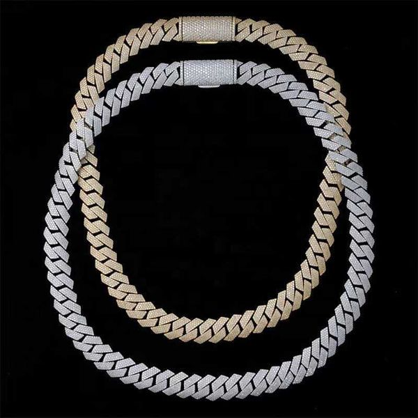 luxury hip hop 15mm ice out cuban link chain 925 silver four row moissanite necklace for women men
luxury hip hop 15mm ice out cuban link chain 925 silver four row moissanite necklace for women men