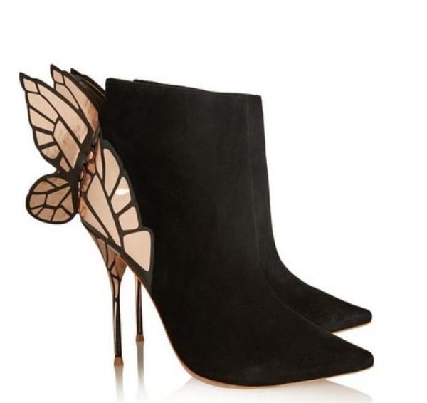 2018 ladies sheep skin suede pointed shoes high heel solid butterfly ornaments sophia webster boots sandals shoes bl2603145, Black
2018 ladies sheep skin suede pointed shoes high heel solid butterfly ornaments sophia webster boots sandals shoes bl2603145, Black