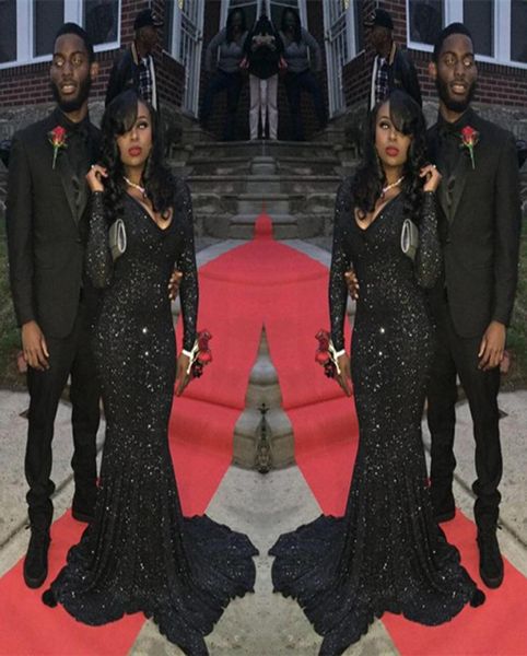 bling mermaid black girl prom dress plunging neck sequins long sleeve south africa evening party gown custom made plus 4464257
bling mermaid black girl prom dress plunging neck sequins long sleeve south africa evening party gown custom made plus 4464257