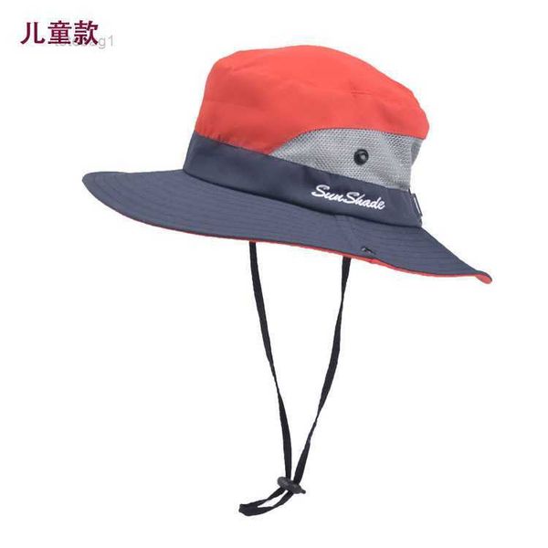 outdoor mountaineering hat summer women's sunshade cowboy hats horsetail hole fisherman sunscreen sun breathable parent-child style cap, Blue;gray
outdoor mountaineering hat summer women's sunshade cowboy hats horsetail hole fisherman sunscreen sun breathable parent-child style cap, Blue;gray