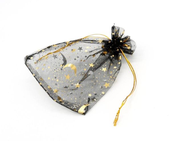 100 pcs black moon star organza favor drawstring bags 4sizes wedding jewelry packaging pouches nice gift bags factory8991718, Pink;blue
100 pcs black moon star organza favor drawstring bags 4sizes wedding jewelry packaging pouches nice gift bags factory8991718, Pink;blue