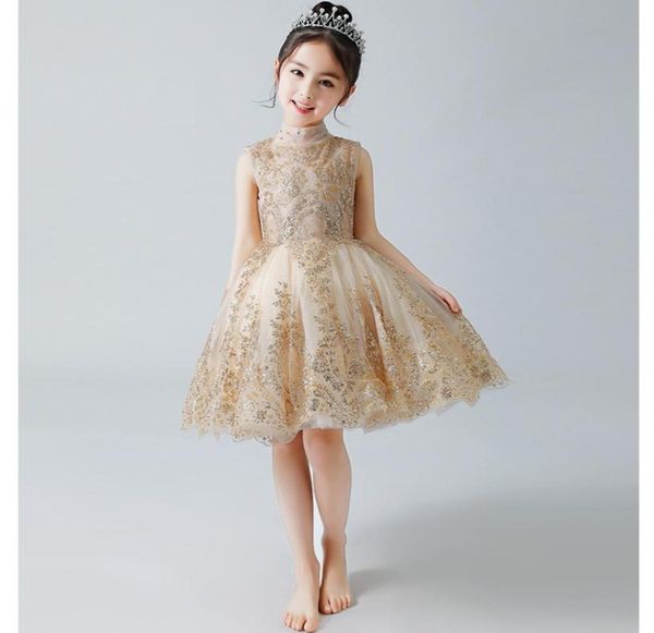 sparkly gold sequined flower girls dresses for weddings beaded short toddler pageant gowns high neck knee length tulle kids prom d3156629, White;blue
sparkly gold sequined flower girls dresses for weddings beaded short toddler pageant gowns high neck knee length tulle kids prom d3156629, White;blue