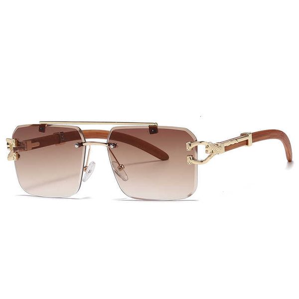 

Sunglasses Fashion Brand Classic Outdoor Summer Designer Hot Selling Design Women's Rimless High Quality Men's