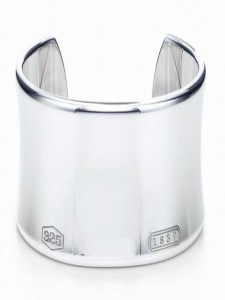 2019 new silver wide no seal bangle bracelet fashion bracelet size with box and dastbag6537218, Black
2019 new silver wide no seal bangle bracelet fashion bracelet size with box and dastbag6537218, Black