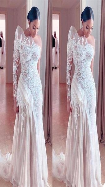real image plus size mermaid wedding dress one shoulder ruffles appliqued lace bridal dresses custom made gorgeous sweeptrain robe5460771, White
real image plus size mermaid wedding dress one shoulder ruffles appliqued lace bridal dresses custom made gorgeous sweeptrain robe5460771, White