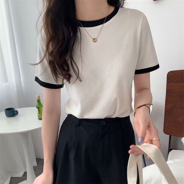 multi-color and multi-size plain t-shirt women elastic basic t-shirts female casual round neck and short sleeve thin t-shirt see through, White
multi-color and multi-size plain t-shirt women elastic basic t-shirts female casual round neck and short sleeve thin t-shirt see through, White