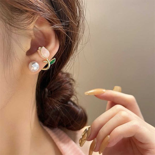 pendant necklaces charm lats 2022 new fresh pink tulip pearl earring fashion sweet temperament cute small stud earrings for women korean tre, Silver
pendant necklaces charm lats 2022 new fresh pink tulip pearl earring fashion sweet temperament cute small stud earrings for women korean tre, Silver