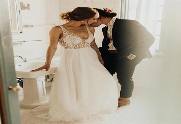 deep v neck wedding dresses beaded backless bride summer wedding gowns sweep train tulle a line vestidos de fiesta9431789, White
deep v neck wedding dresses beaded backless bride summer wedding gowns sweep train tulle a line vestidos de fiesta9431789, White