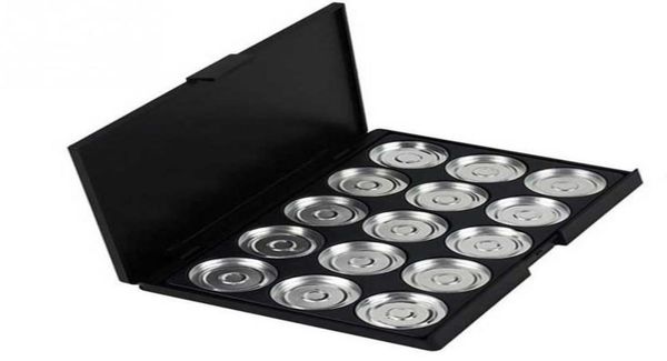 empty eyeshadow professional make up pigment aluminum palette pans case makeup diy 15 grid beauty tools1982179
empty eyeshadow professional make up pigment aluminum palette pans case makeup diy 15 grid beauty tools1982179